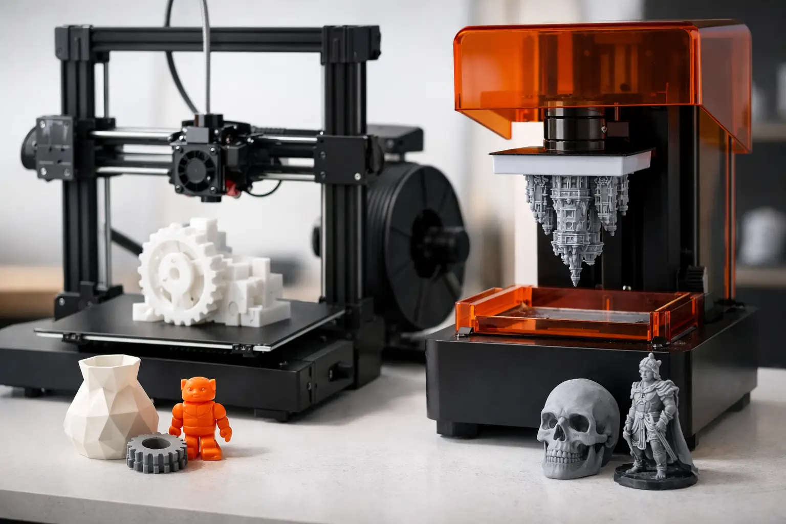 Impression 3D FDM ou résine : que choisir ?