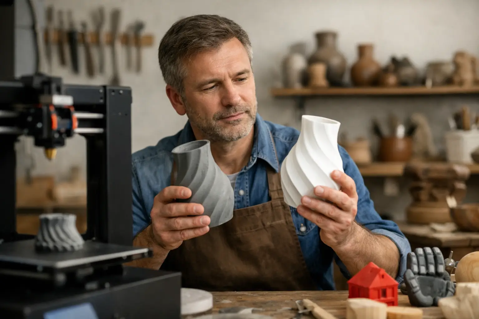 Impression 3D pour artisans: usages et limites