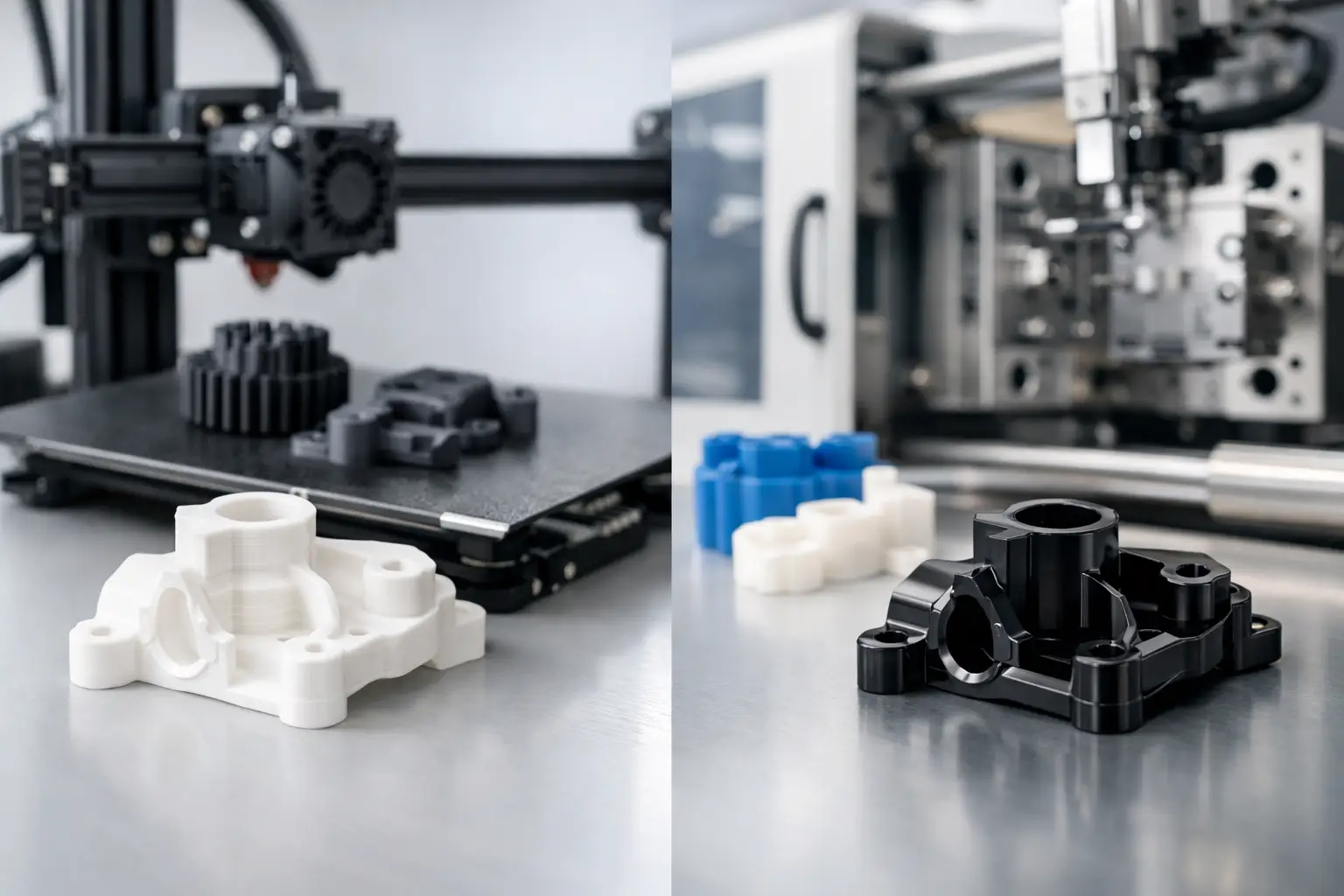 Prototype FDM versus injection plastique