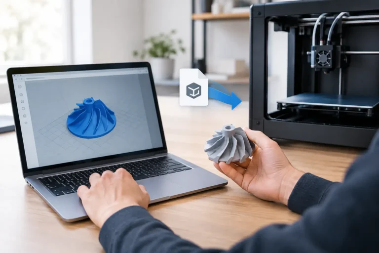 Comment envoyer un fichier pour impression 3D
