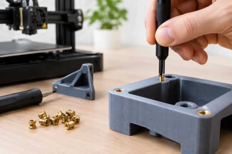 Comment fixer des inserts filetés en impression 3D