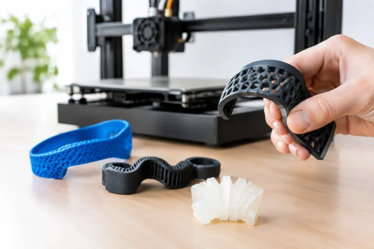 Impression 3D flexible pour pièces souples