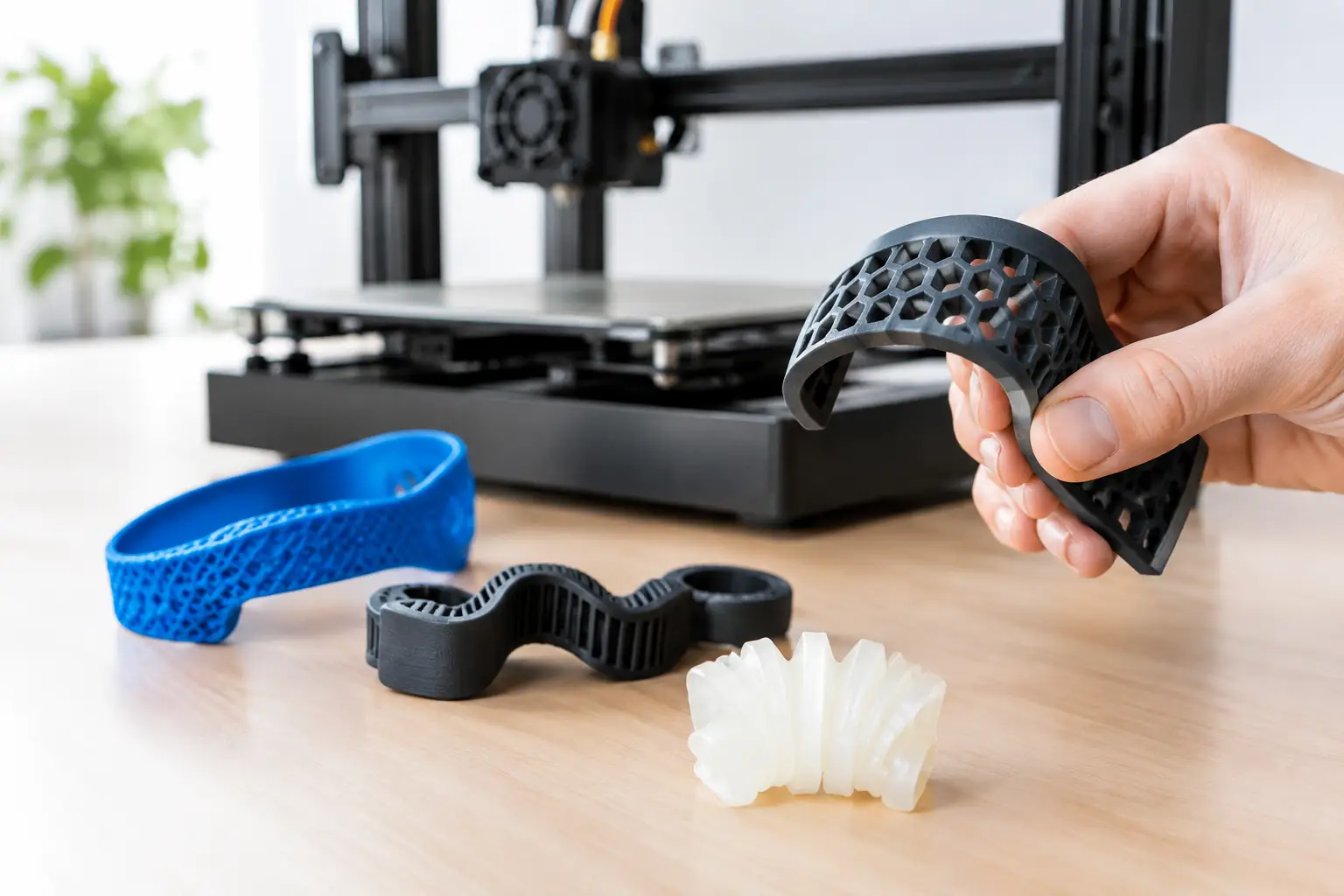Impression 3D flexible pour pièces souples