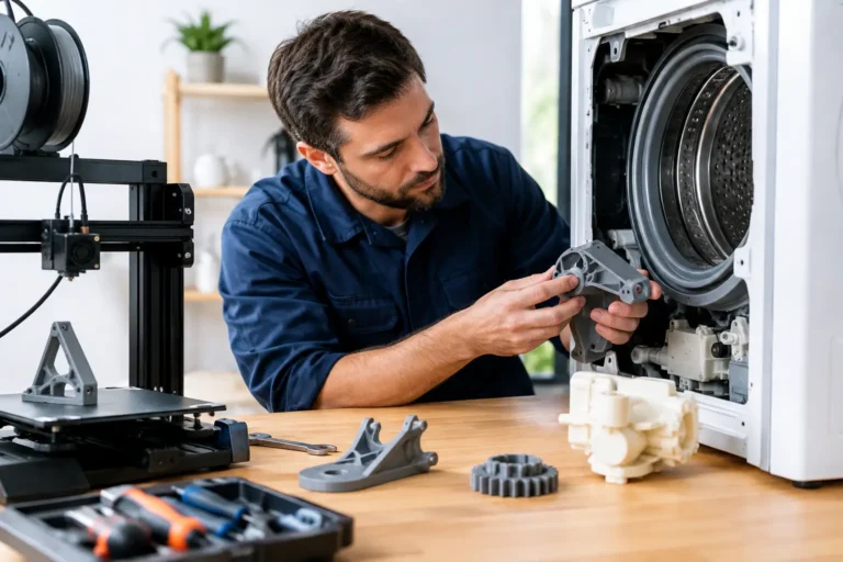 Réparation d’électroménager imprimée en 3D